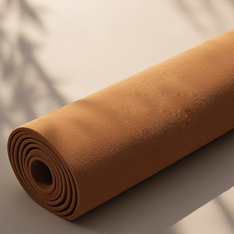 Lichte luxe high-end aanpasbaar logo suede yoga mat